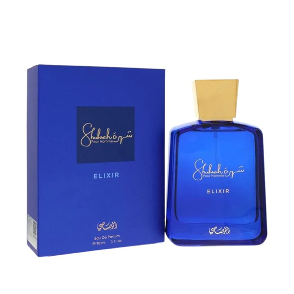 عطور رجالية و نسائية اصلية ومنتجات العناية بالبشرة والجسم - الرونق للعطور عطر شهرة اليكسير Shuhrah Elixir Rasasi للرجال